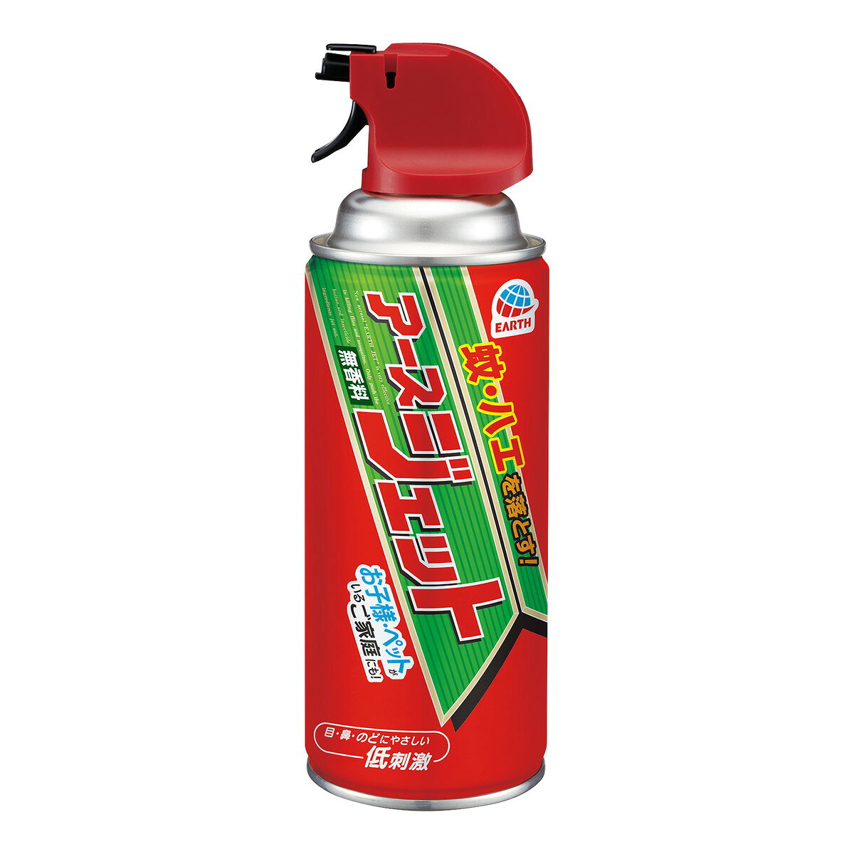 ・狙いやすいトリガーノズルで逃げるハエや蚊を効果的に駆除 ・強力なジェット噴射で速効性と拡散力を実現 ・無香料・低刺激で香りや刺激に敏感な方やペットにも安心 ・ハエ、蚊だけでなく、ゴキブリ、ノミ、トコジラミ、イエダニ、マダニの駆除にも使用可能 ・室内外で幅広く使える 【ご注意】用法・用量および使用上の注意をよくお読みのうえ、正しくご使用ください。 お体に合わない場合は使用を中止し、症状が続く場合は医師等にご相談ください。 原産国：日本区分：防除用医薬部外品発売元/製造元等：アース製薬 【原材料】 1号灯油、LPG、DME、他1成分【成分】 有効成分：d-T80-フタルスリン0.465w/v％、フェノトリン0.17w/v％(ピレスロイド系) 広告文責：有限会社MAY 電話番号：079-569-1286