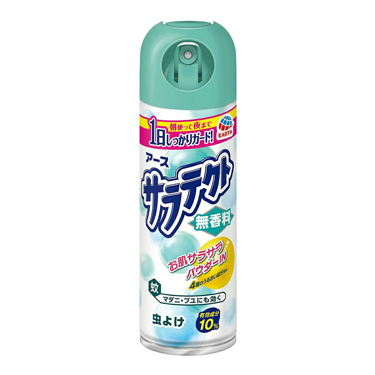 4個セット アース製薬 サラテクト 虫よけスプレー 無香料 200ml