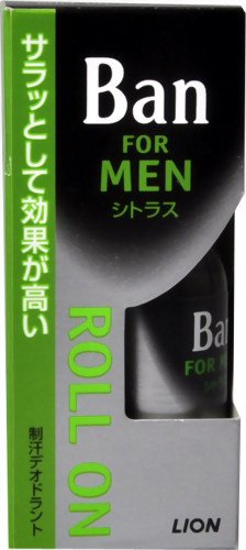 3個セット ライオン Ban(バン) 男性用 ロールオン 30ml