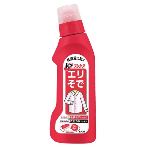 洗濯の前処理専用剤で襟や袖口の汚れに直接塗布 皮脂やタンパク質汚れを酵素とノニオン界面活性剤で分解 しつこい汚れをパワフルに落とす スポンジ付き容器で広い範囲にムラなく塗布可能 イヤなニオイもスッキリ消臭 【ご注意】原材料名およびアレルゲン（アレルギー物質）につきましては、必ずお手元に届いた商品のパッケージ表示をご確認のうえ、お客様ご自身の体質・体調に合わせてご使用ください。 体質に合わない場合や体調不良を感じた場合は、直ちに使用を中止してください。 原産国：日本区分：日用品発売元/製造元等：ライオン（株）大阪本店 【原材料】 界面活性剤(25% ポリオキシエチレンアルキルエーテル)、安定化剤、アルカリ剤、pH調整剤、酵素 広告文責：有限会社MAY 電話番号：079-569-1286