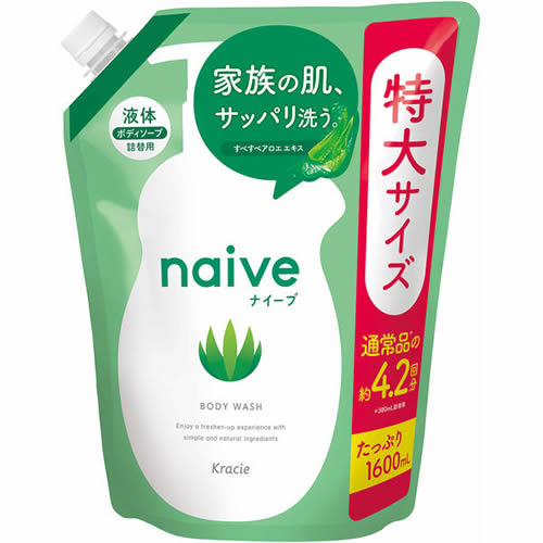 ・洗う成分が100%植物由来のボディソープ ・アミノ酸系洗浄成分と石けん成分でやさしい泡立ち ・アロエエキス配合で肌のうるおいを守る ・着色料、鉱物油、シリコン、アルコール不使用 ・さわやかなシトラスグリーンの香り ・お子様のデリケートな肌にも適している 【ご注意】成分表示および使用上の注意をよくお読みのうえ、肌に異常が生じていないか注意してご使用ください。 お肌に合わない場合は使用を中止し、必要に応じて医師にご相談ください。 原産国：日本区分：化粧品発売元、製造元等：クラシエホームプロダクツ 【成分】 水、ラウリン酸、ミリスチン酸、パルミチン酸、水酸化K、ジステアリン酸グリコール、グリセリン、ラウロイルメチルアラニンNa、ステアリン酸、アロエベラ葉エキス、サピンヅストリホリアツス果実エキス、オリーブ果実油、ホホバ種子油、グリコシルトレハロース、アセチルグルコサミン、コカミドMEA、ヒドロキシプロピルメチルセルロース、ポリクオタニウム-7、DPG、塩化Na、塩化K、クエン酸Na、ラウレス硫酸Na、EDTA-2Na、香料 広告文責：有限会社MAY 電話番号：079-569-1286