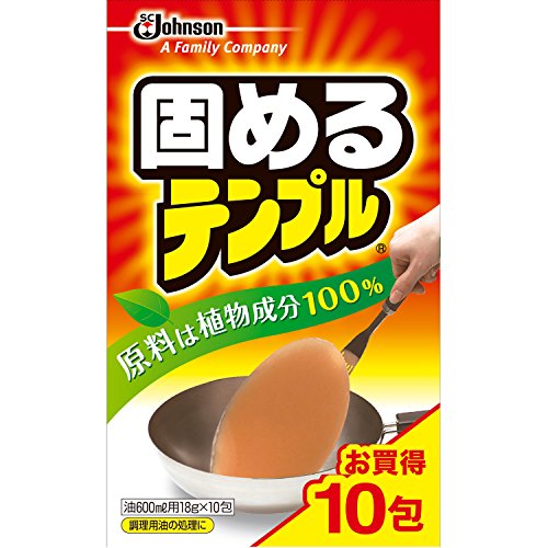 ・使用済み油を固めて簡単に処理可能 ・1包で600mlの油を固める能力 ・揚げカスも一緒に固めて後片付けが楽 ・植物由来成分100％で安心安全 ・油が冷めてからするっと鍋からはがれて便利 【ご注意】原材料名およびアレルゲン（アレルギー物質）につきましては、必ずお手元に届いた商品のパッケージ表示をご確認のうえ、お客様ご自身の体質・体調に合わせてご使用ください。 体質に合わない場合や体調不良を感じた場合は、直ちに使用を中止してください。 原産国：インド区分：日用品発売元/製造元等：ジョンソン（株） 【原材料】 植物成分【成分】 植物（唐ゴマ）抽出の天然油脂系脂肪酸100％ 広告文責：有限会社MAY 電話番号：079-569-1286