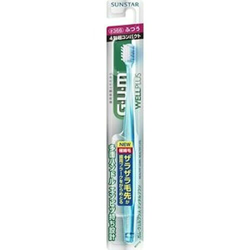 サンスター　GUM　 ガム　ウェルプラス　デンタルブラシ366　4列　ふつう