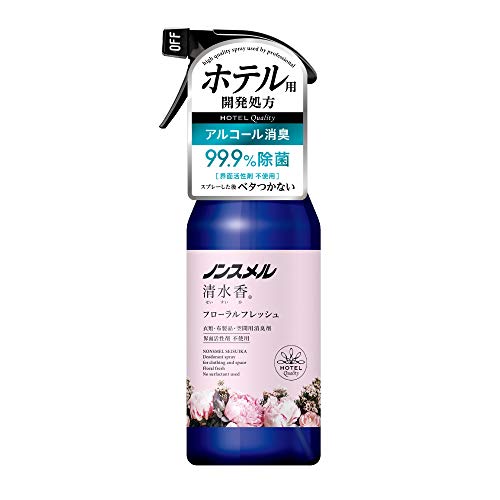 3個セット 白元アース ノンスメル 清水香 フローラルフレッシュの香り 本体400ml 消臭スプレー
