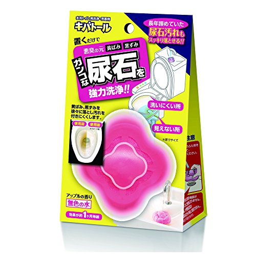 ・黄ばみや黒ずみなどのガンコな尿石を徐々に溶かして強力洗浄 ・ブラシが届きにくい箇所の汚れも効果的に除去 ・尿の分解を防ぎ悪臭の発生を抑制 ・香料配合でトイレをさわやかに ・タンクや浄化槽などに影響を与えない安全設計 原産国：日本区分：日用品発売元/製造元等：株式会社 UYEKI 【成分】 界面活性剤(ポリオキシエチレンモノステアレート)、スルファミン酸(82%)、溶解速度調整剤、香料 広告文責：有限会社MAY 電話番号：079-569-1286