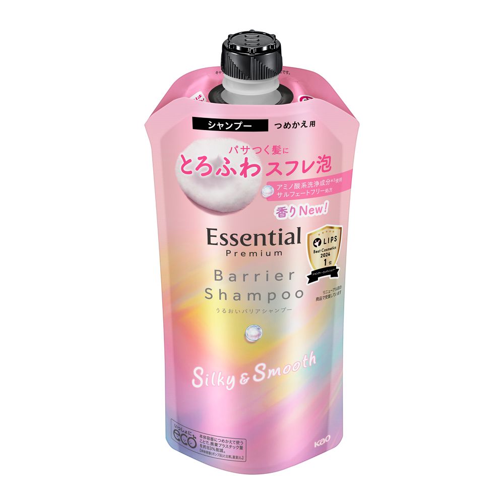 パサつく髪をとろふわスフレ泡でやさしく洗う。 翌朝もさらっとツヤ髪が続く。 美容液成分うるりドロップ配合（スクワラン、シアバター、加水分解コラーゲン等）で保湿。 アミノ酸系洗浄成分使用、サルフェートフリー処方。 ホワイトピーチ＆ムスクの香り。 【ご注意】成分表示および使用上の注意をよくお読みのうえ、肌に異常が生じていないか注意してご使用ください。 お肌に合わない場合は使用を中止し、必要に応じて医師にご相談ください。 原産国：日本区分：化粧品発売元、製造元等：花王カスタマ−マ−ケティ 【原材料】 水、ラウロイルメチルアラニンNa、コカミドメチルMEA、ココアンホ酢酸Na、ラウラミドプロピルベタイン、ラウレス-11カルボン酸、ラウレス-23、ラウロイル加水分解シルクNa、ラノリン脂肪酸、加水分解コラーゲン、スクワラン、シア脂油、ヒアルロン酸Na、ローヤルゼリーエキス、ホホバ種子油、ポリクオタニウム-52、クエン酸、ラウロイルサルコシンTEA、オレイン酸PEG-6ソルビタン、PPG-2コカミド、トリイソステアリン酸PEG-160ソルビタン、エチルヘキシルグリセリン、PPG-3カプリリルエーテル、ポリクオタニウム-10、DPG、ステアロキシプロピルジメチルアミン、ステアリルアルコール、ラウレス-16、ベンジルアルコール、エタノール、水酸化Na、EDTA-2Na、カラメル、香料【成分】 水、ラウロイルメチルアラニンNa、コカミドメチルMEA、ココアンホ酢酸Na、ラウラミドプロピルベタイン、ラウレス-11カルボン酸、ラウレス-23、ラウロイル加水分解シルクNa、ラノリン脂肪酸、加水分解コラーゲン、スクワラン、シア脂油、ヒアルロン酸Na、ローヤルゼリーエキス、ホホバ種子油、ポリクオタニウム-52、クエン酸、ラウロイルサルコシンTEA、オレイン酸PEG-6ソルビタン、PPG-2コカミド、トリイソステアリン酸PEG-160ソルビタン、エチルヘキシルグリセリン、PPG-3カプリリルエーテル、ポリクオタニウム-10、DPG、ステアロキシプロピルジメチルアミン、ステアリルアルコール、ラウレス-16、ベンジルアルコール、エタノール、水酸化Na、EDTA-2Na、カラメル、香料 広告文責：有限会社MAY 電話番号：079-569-1286
