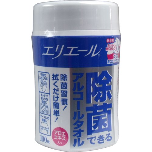 6個セット 大王製紙 エリエール ウエットティシュー 除菌できるアルコールタオル ...