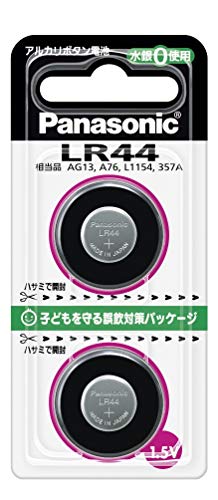 1.5Vのアルカリボタン電池です。 サイズは約φ11.6X5.4mm、質量約2g。 用途はカメラ・電卓・ゲームなど。 使用済みのボタン電池は回収箱へお願いします。 安全上の注意や使用上のお願いを必ずお守りください。 発売元/製造元等：パナソニックMJ（株） 広告文責：有限会社MAY 電話番号：079-569-1286