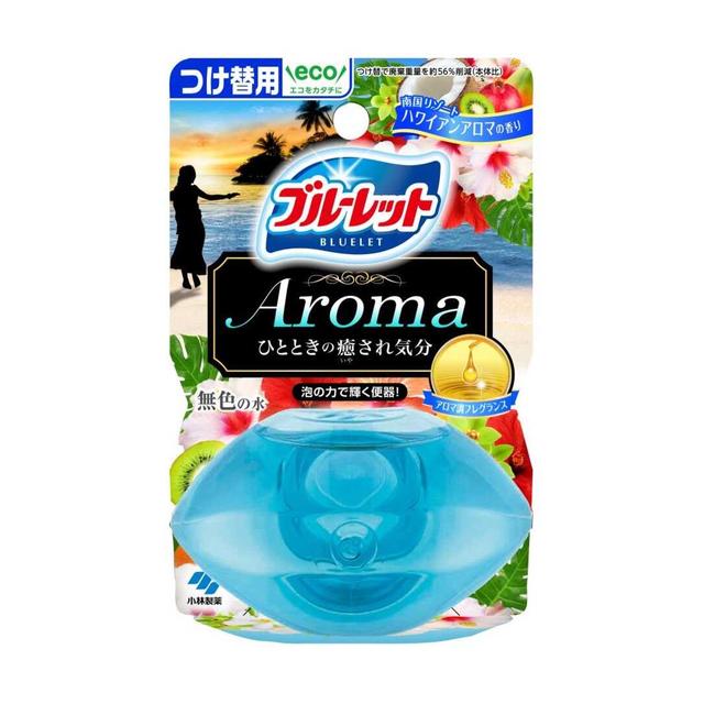 ・洗浄・防汚成分を配合 ・流すたびに便器表面をコートし汚れの付着を抑える ・泡立ちながら汚れを洗い流す ・お得な詰替え用 ・南国リゾートハワイアンアロマの香りでリラックス空間 ・日本製 原産国：日本区分：日用品発売元/製造元等：小林製薬 株式会社 【成分】 界面活性剤（40％ポリオキシアルキレンアルキルエーテル）、香料 広告文責：有限会社MAY 電話番号：079-569-1286