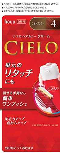 ・まぜる手間なしのワンプッシュ式クリームタイプ白髪染め ・3つの天然ツヤ成分と2つのケア成分配合で髪の状態を整えツヤやかに染まる ・白髪までムラなくきれいに染め上がり色持ち良好 ・やさしいフローラルの香り ・医薬部外品 ・原産国は日本 【ご注意】用法・用量および使用上の注意をよくお読みのうえ、正しくご使用ください。 お体に合わない場合は使用を中止し、症状が続く場合は医師等にご相談ください。 原産国：日本区分：医薬部外品発売元/製造元等：ホーユー 【成分】 5-アミノオルトクレゾール、パラアミノフェノール、パラフェニレンジアミン、メタアミノフェノール、HEDTA-3Na2水塩、PEG-8、POEオレイルエーテル、POEステアリルエーテル、アスコルビン酸他 広告文責：有限会社MAY 電話番号：079-569-1286