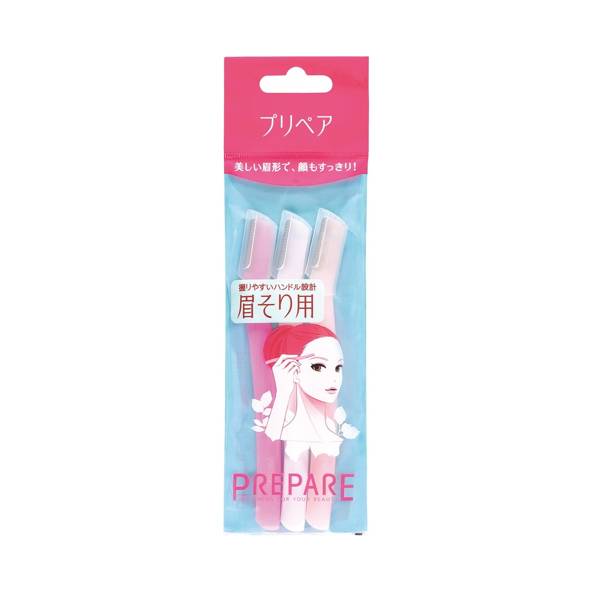 5個セット ファイントゥデイ プリペア 眉そり用 カミソリ 3本入り 3本入
