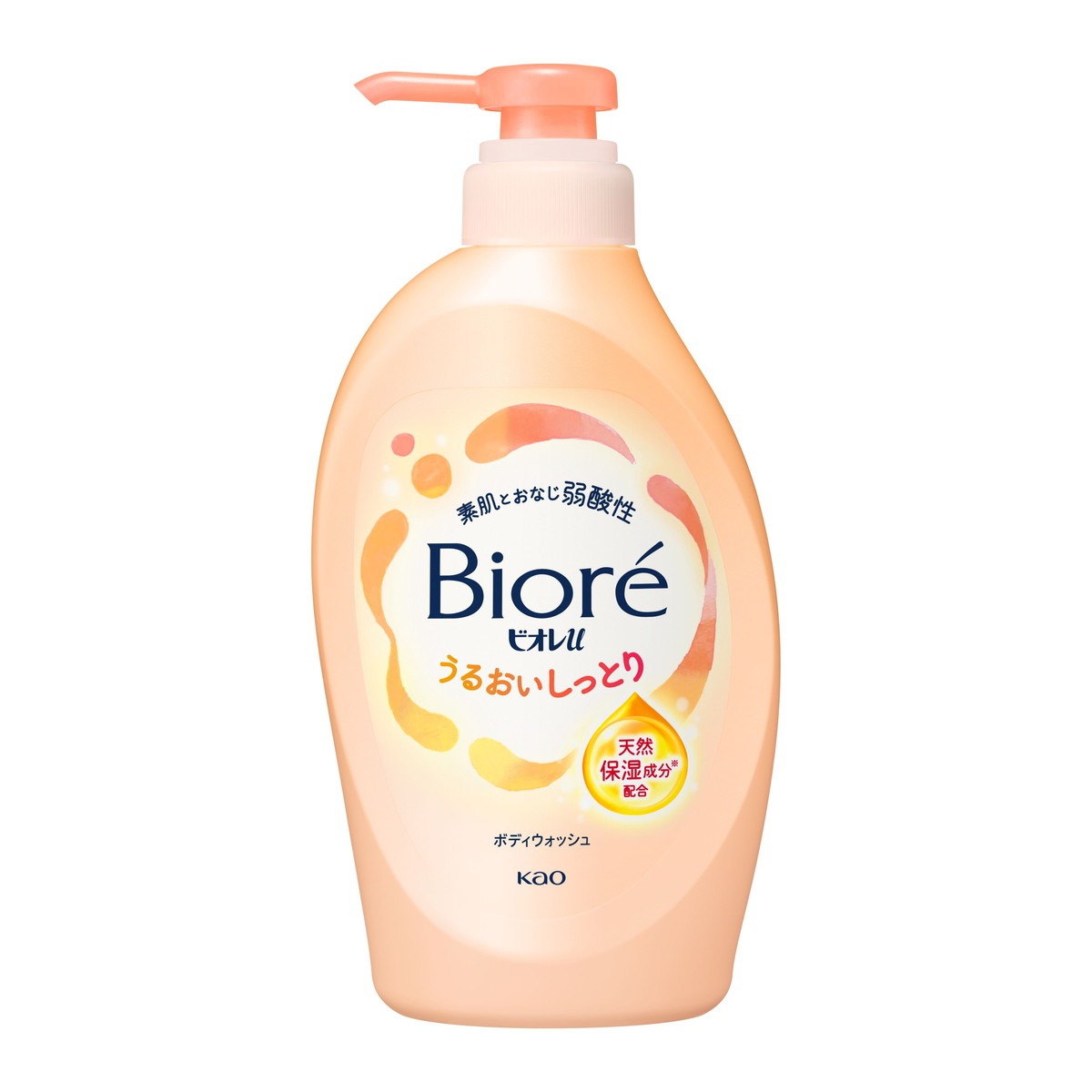 4個セット ビオレu うるおいしっとり ポンプ 本体 ボディウォッシュ 液体タイプ 450mL