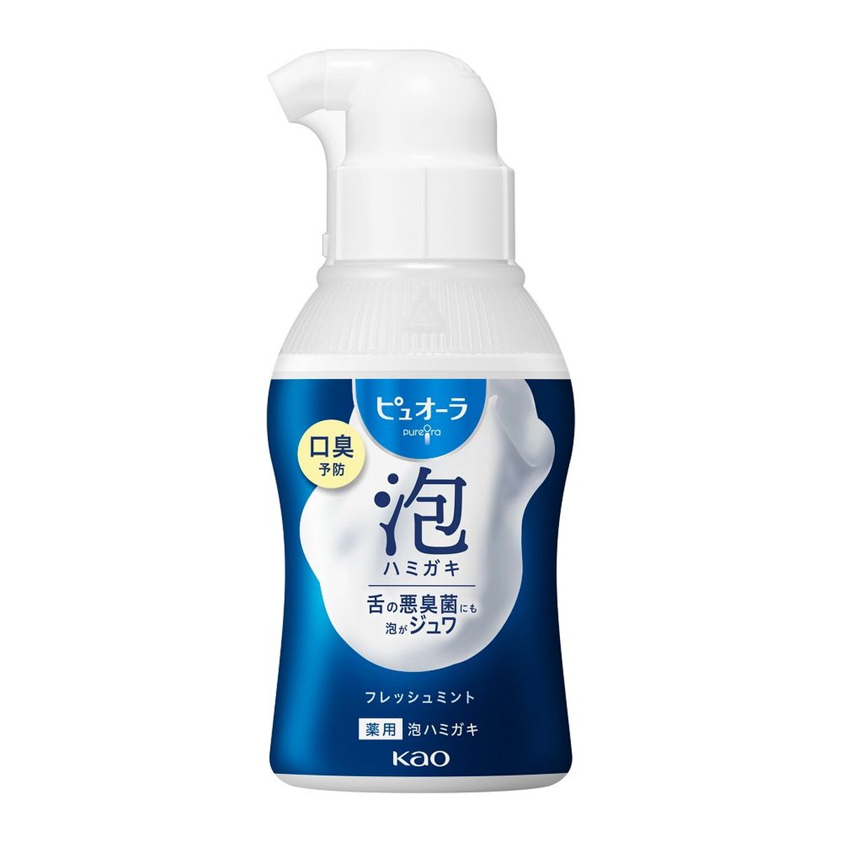 舌の悪臭菌にも泡がジュワッと作用 泡を舌に直接のせ10秒ほどクチュクチュし泡を行きわたらせる 口臭予防に効果的な医薬部外品 舌のブラッシングは不要で歯間や舌の菌までキレイに 抗炎症成分グリチルリチン酸ジカリウム配合 【ご注意】用法・用量および使用上の注意をよくお読みのうえ、正しくご使用ください。 お体に合わない場合は使用を中止し、症状が続く場合は医師等にご相談ください。 原産国：日本区分：医薬部外品発売元/製造元等：花王カスタマ−マ−ケティ 【成分】 水、PG、BG、PEG-150、トロメタミン、グリセリン、ココイルグリシンK、ココイルグルタミン酸Na、ラウリルヒドロキシスルタイン、ヒアルロン酸Na、デシルグルコシド、エチルヘキシルグリセリン、EDTA-2Na、水酸化Na、水酸化K、Na、香料 広告文責：有限会社MAY 電話番号：079-569-1286