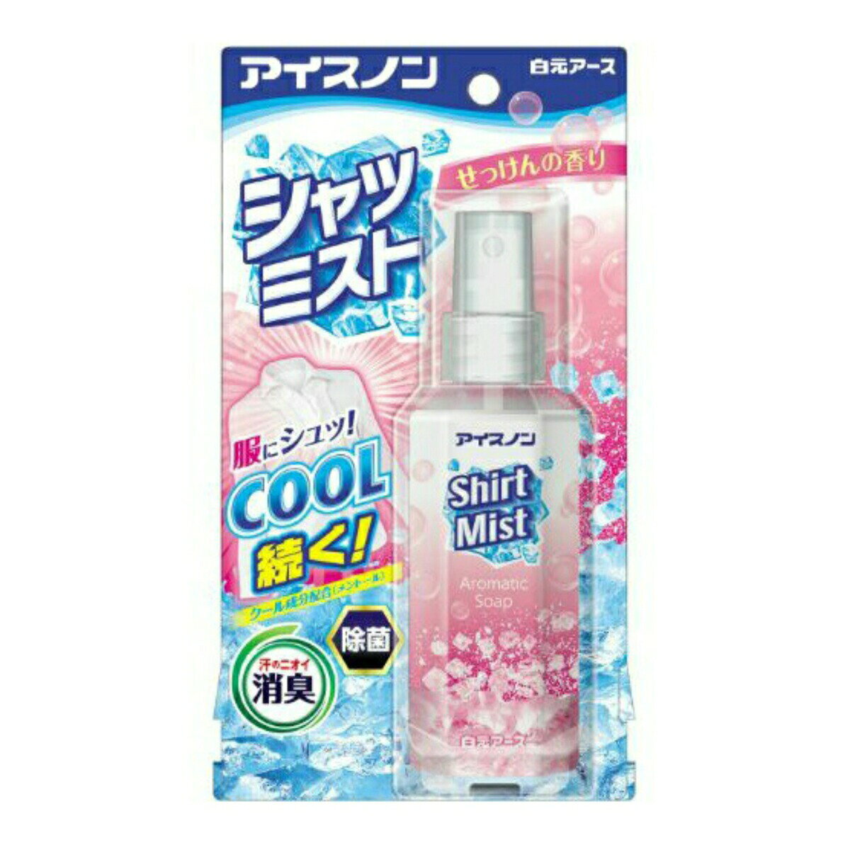 6個セット アイスノン シャツミスト せっけんの香り 100mL