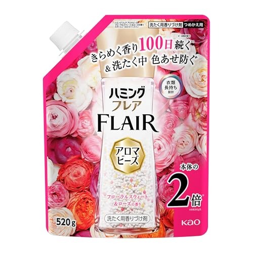 ・洗濯用香りづけ剤で香りが100日続く ・きらめく香り＆色あせ防止効果 ・洗濯のはじめに洗濯槽に入れるだけで簡単使用 ・すぐに溶けるため、おしゃれ着やドライ手洗いコースにも適用 ・すすぎ1回でOK ・タテ型・ドラム式対応 原産国：日本区分：日用品発売元/製造元等：花王カスタマ−マ−ケティ 【成分】 安定化剤、香料 広告文責：有限会社MAY 電話番号：079-569-1286