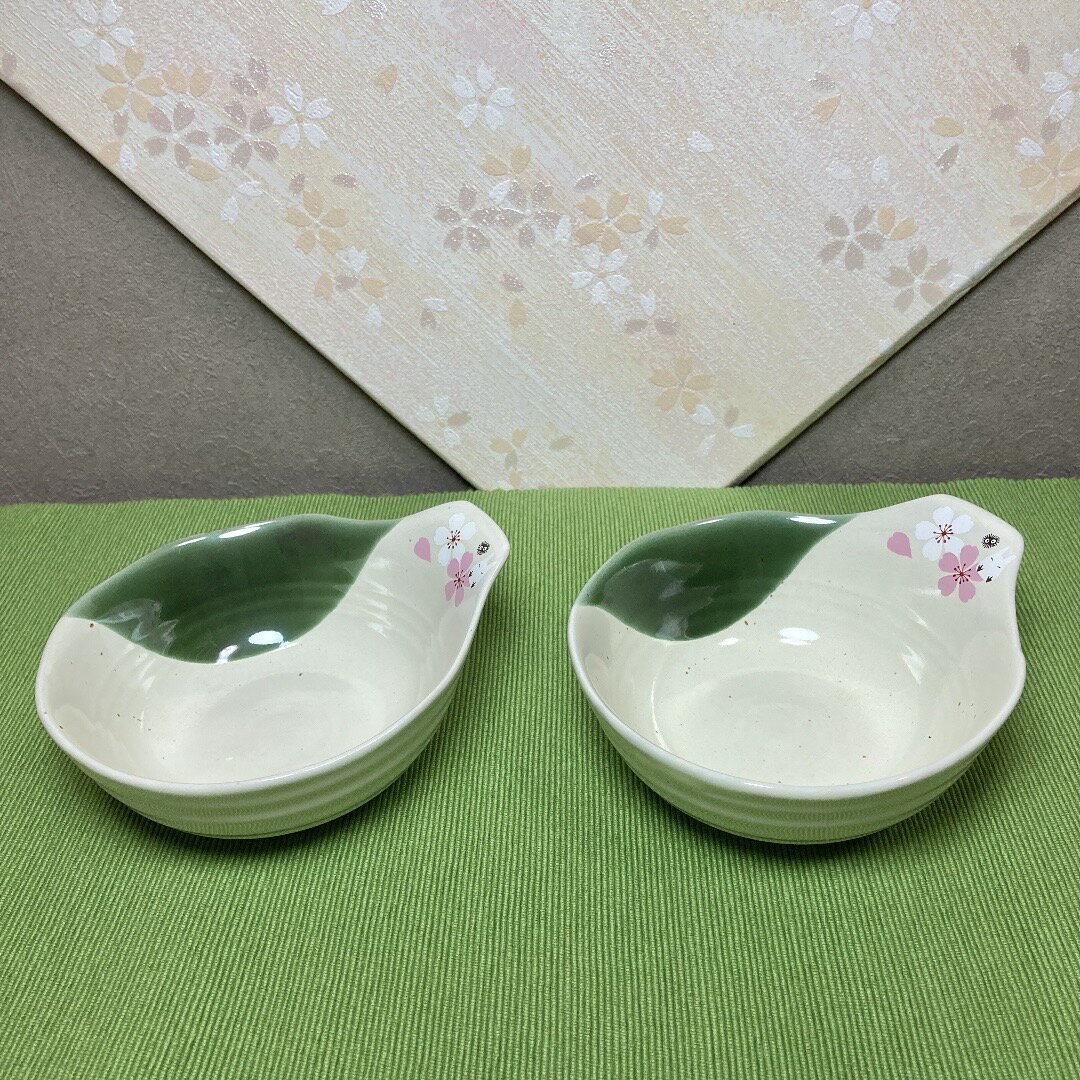 となりのトトロとんすい2個セット桜柄陶器食器焼き物呑水取り皿和柄和風キャラクター小トトロジブリスケーター