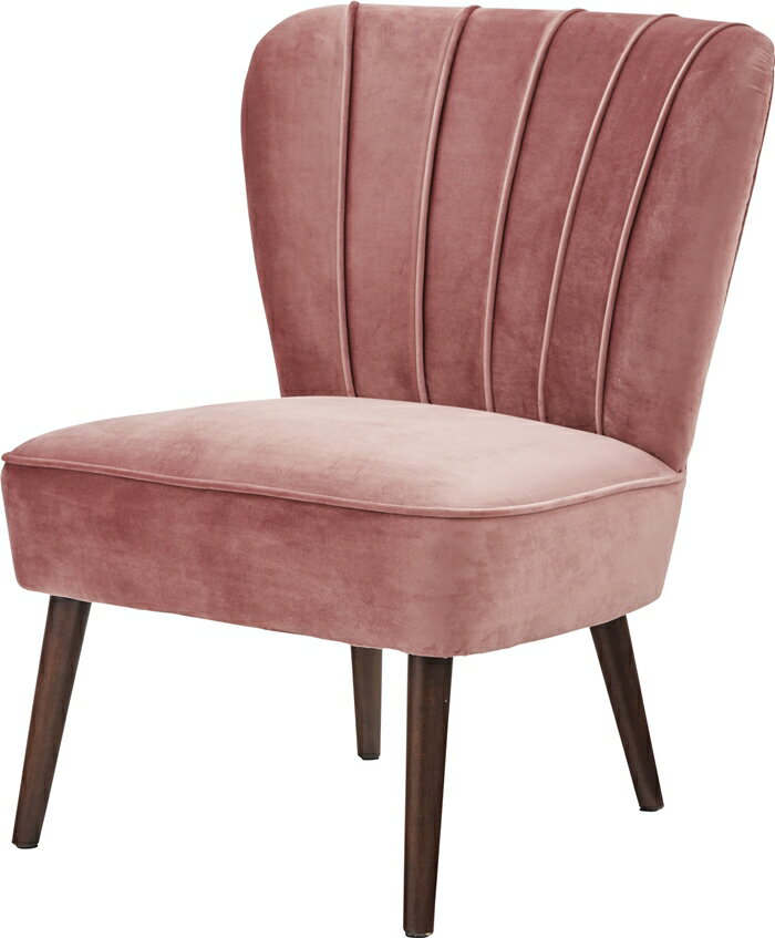 ビューグ チェア ピンク 組立必要品 一人掛け椅子 シンプル おしゃれ リラックス 北欧 リビング モダン 1人掛け 1人用 ダイニング カフェ リビングソファ アンティーク調 ベロア調 光沢 上品 高級感 新生活 引っ越し