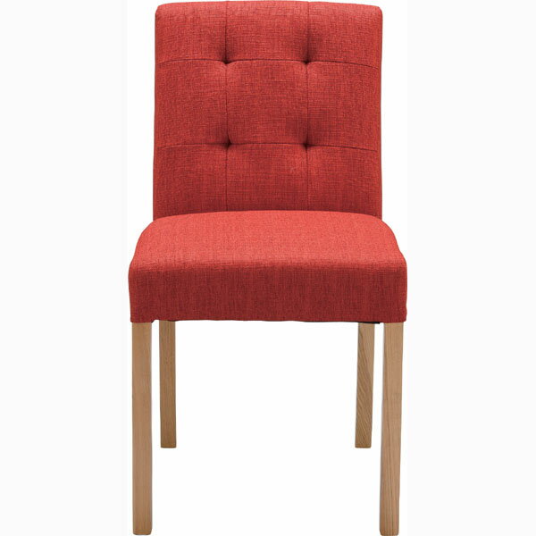 完成品 クッション ダイニング チェア チェア 持ち運び ルームエッセンス ダイニングチェア おしゃれ 北欧 ダイニング チェア チェアー 椅子 いす 布張 ファブリック 食卓 リビング 木製 天然木 軽い 軽量 座り心地 抜群 クッション　レッド
