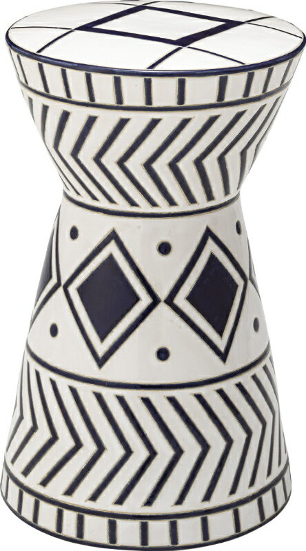 スツール ミニスツール 陶器 3パターン イス トライバルテイスト CLY-21 オシャレ おしゃれ 北欧風 サ..