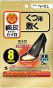 【A商品】2個セット 桐灰カイロ くつ用 貼らない カイロ 中敷きタイプ ベージュ 5足入 消臭