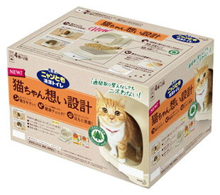 特　徴 猫ちゃんの健康や、使いやすさにも配慮した猫ちゃん想い設計。 出入口の高さを低く抑え、出入りスイスイ動きやすい。フルカバーの内側を広くして、猫ちゃんの動きやすさにこだわりました。身体の向きの入れ替えもスムーズに。 トレーにシートを敷かずに使用すれば、オシッコを溜められ、色がわかりやすく健康チェック＊1にも適しています。 脱臭・抗菌のチップとシートで、1週間取り替えなしでもニオわない！＊2 ◆チップ：針葉樹のチカラで脱臭・抗菌。大きめの粒で飛び散らない。オシッコで固まらず足元サラサラ ◆シート：抗菌・中和・吸着の3つの脱臭成分を配合。オシッコとニオイをパワフル吸収。オシッコの色が確認しやすい白色シート ＊1尿の状態がいつもと違うと感じた場合は、獣医師へのご相談をおすすめします ＊2チップ、シートによる不快な尿臭の脱臭効果（愛猫1頭に使用する場合）。ウンチをしたときは早く取り除いてください