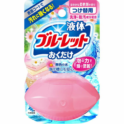 5個セット 小林製薬 液体ブルーレット おくだけつけ替用 柔軟剤の香り 70ml