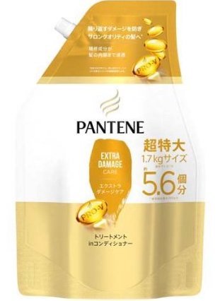 【B商品】【購入条件付き】 P&G　大容量　パンテーン　トリートメントinコンディショナー　エクストラダメージケア　 詰替用　超特大サイズ　1700ml ※購入条件を必ずご確認ください