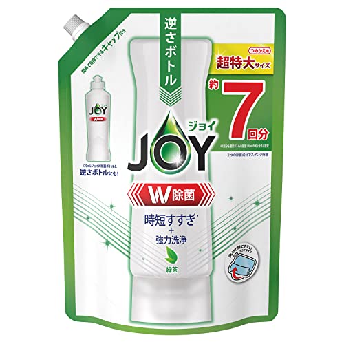 【注文合計3380円以上で注文可能】 P＆Gジャパン ジョイ W除菌 食器用洗剤 緑茶 詰め替え 910ml お一人..