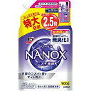 6個セット【大容量】トップ スーパーナノックス ニオイ専用 プレミアム抗菌処方 洗剤 蛍光剤・シリコーン無添加 高濃度 洗濯洗剤 液体 詰め替え 特大900g