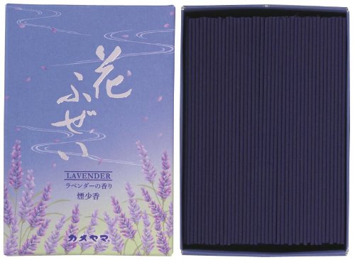 【A商品】 3〜5個セット まとめ買い カメヤマ 花ふぜい ラベンダー 煙少香 徳用大型 220g お線香