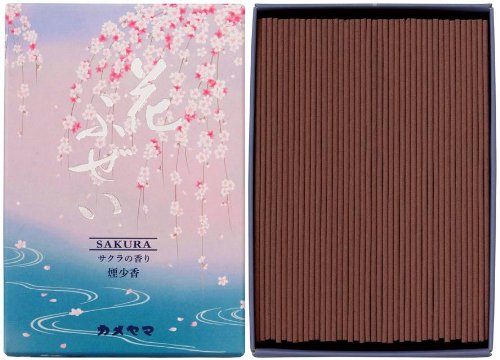【注文合計2980円以上で注文可能】 カメヤマ　花ふぜい　サクラの香り　煙少香　徳用大型　約220g　お..
