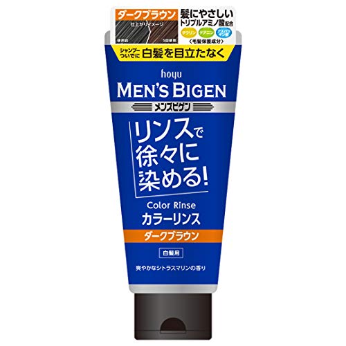 商品サイズ (幅×奥行×高さ) :76mmx50mmx184mm原産国:日本内容量:160g商品紹介 ●頭皮に傷、湿疹など、異常のあるときは使わないでください。●刺激などの異常が出たら使用を中止し、皮フ科医へご相談ください。●目に入ったときはすぐ洗い流してください。●高温又は低温の場所や直射日光の当たる場所には保管しないでください。○頭髪以外には使用しないでください。○衣服や布などに色がつくと洗っても落ちませんのでご注意ください。○身体、お風呂、鏡、チューブが汚れた場合は、すぐに洗い流してください。汚れたままにしておくと、落ちなくなるおそれがあります。○髪がぬれているとき(雨、汗、育毛剤や整髪料を多量に使用したときなど)は衣服、帽子、枕カバーなどに色移りすることがあります。 ・いつものシャンプー後に、ついでに使える! ・手袋をせず素手のまま使えます。 ・放置時間はわずか5分・使うたびに少しずつ白髪が目立たなくなります。 ・髪に優しい3つのトリートメント成分配合(毛髪保護成分・・・・アロエエキス)(うるおい成分・・・・海藻エキス・海洋コラーゲン)・爽やかなシトラスマリンの香り 原材料・成分 水、グリセリン、ステアリルアルコール、セタノール、ベヘントリモニウムクロリド、ジメチコン、ミネラルオイル、DPG、アスパラギン酸、クエン酸、セトリモニウムクロリド、タウリン、テアニン、ヒドロキシエチルセルロース、フェノキシエタノール、香料、(+/-)HC黄4、HC青2、塩基性青75、塩基性茶16