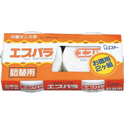 【A商品】 3～5個セット まとめ買い エステー　エスパラ　つけかえ　240g　防虫剤　衣類用　 詰め替え