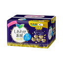 【A商品】 3~5個セット まとめ買い 花王 ロリエエフ しあわせ素肌 超スリム 特に多い夜用 羽つき 400 9個入