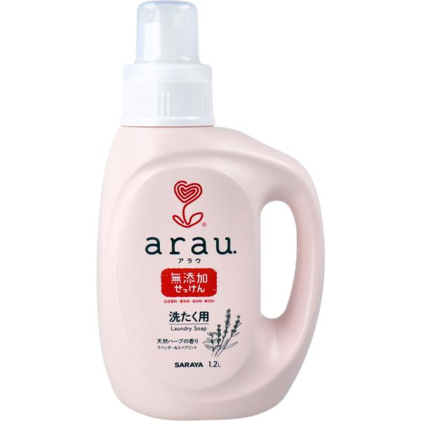 3〜5個セット まとめ買い サラヤ　arau　アラウ　洗たく用せっけん　1.2L　1200ml
