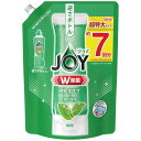 【A商品】 3～5個セット まとめ買い P＆G　ジョイ　W除菌　食器用洗剤　逆さボトル　ミント　詰め替え　超特大　910mL