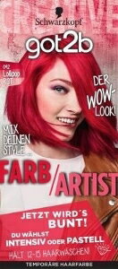 【注文合計2980円以上で注文可能】ヘンケルジャパン got2b カラークリーム ロリポップレッド 黒髪用ヘアカラー ヘアカラー ヘアケア LPレッド47g+15ml×2お一人様5点まで