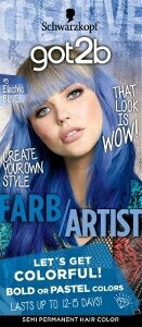 6〜10個セット まとめ買いヘンケルジャパン got2b カラークリーム エレクトリックブルー 黒髪用ヘアカラー ヘアカラー ヘアケア Eブルー 47g+15ml×2