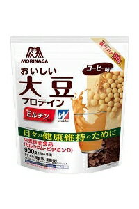 【注文合計2980円以上で注文可能】森永製菓 おいしい大豆プロテイン コーヒー味 プロテイン 栄養補助食..