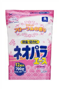 【注文合計2980円以上で注文可能】エステー ネオパラエース 引き出し 衣装ケース用 やさしいフローラ 防虫剤 殺虫 700gお一人様5点まで