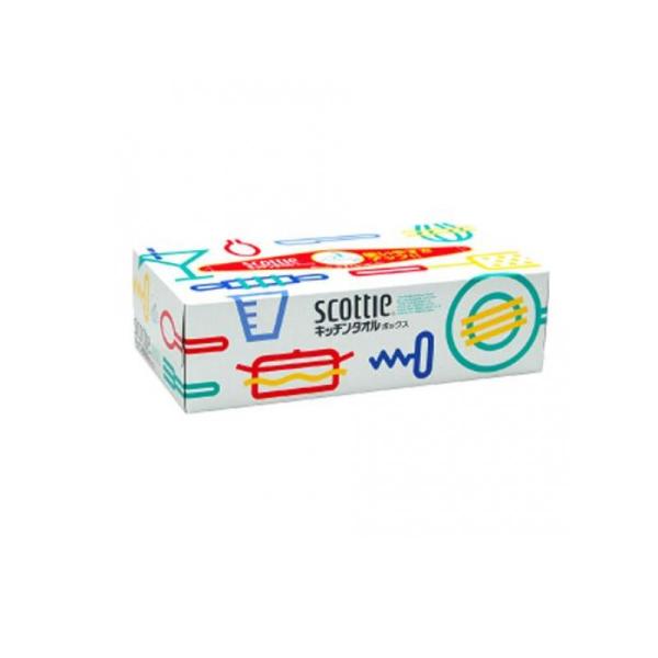 【注文合計2980円以上で注文可能】クレシア スコッティ キッチンタオルボックス 75組 ペーパータイプ ..