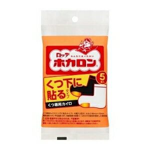 6〜10個セット まとめ買いロッテ健康産業 ホカロン 貼る くつ下用 5足入 5枚
