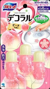 ●便器表面に花びらジェルを貼り付けて香りを広げます。 ●洗浄成分で水ぎわの汚れ付着を防止。 ●心地よいピーチの香り。 ●1本で2箇所の貼り付けが可能。 ●約1ヶ月分（使用環境による変動あり）。 【ご注意】原材料名およびアレルゲン（アレルギー物質）につきましては、必ずお手元に届いた商品のパッケージ表示をご確認のうえ、お客様ご自身の体質・体調に合わせてご使用ください。 体質に合わない場合や体調不良を感じた場合は、直ちに使用を中止してください。 原産国：日本区分：日用品発売元/製造元等：小林製薬 一般 【原材料】 香料、界面活性剤（非イオン、両性）、色素【成分】 香料、界面活性剤（非イオン、両性）、色素 広告文責：有限会社MAY 電話番号：079-569-1286