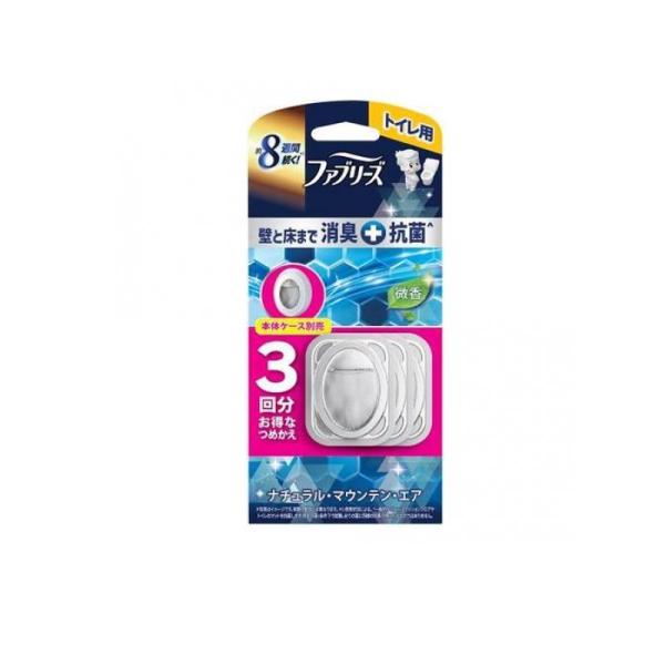 【期間限定特価！お一人様1点限り】　P&G ファブリーズ トイレ用 消臭剤 プレミアムシリーズ 抗菌 ナチュラルマウンテンエア 詰替 3回分　【10/17 09:59まで！】