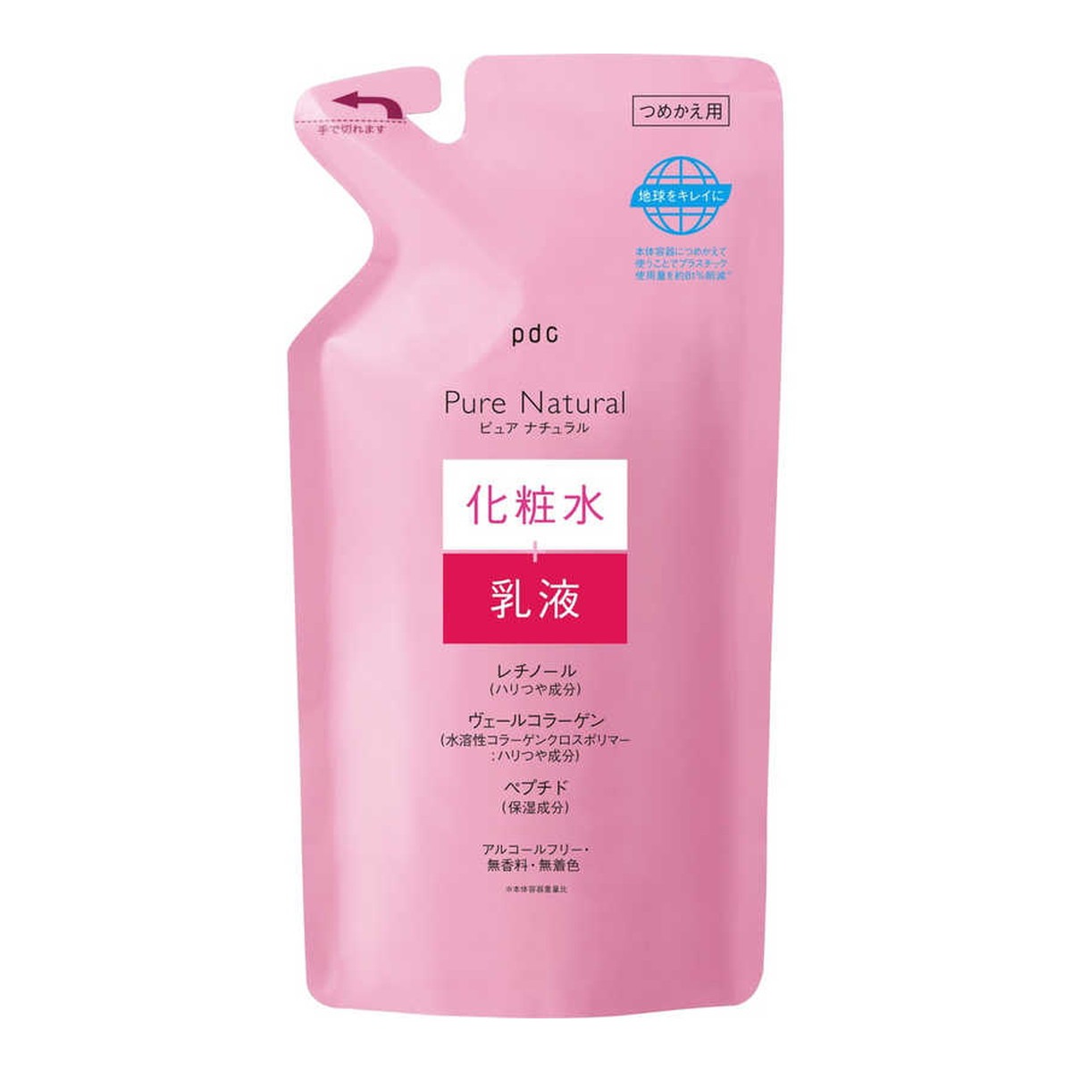 ・乾燥による小じわを目立たなくする効能評価試験済みの高保湿ローション。 ・レチノール、ヴェールコラーゲン、ペプチド配合でハリ不足にアプローチ。 ・無香料・無着色・アルコールフリー。 ・朝夜の洗顔後に適量を手にとり肌になじませて使用。 ・ベタつきにくくボディケアにも使用可能。 ・日本製。 【ご注意】成分表示および使用上の注意をよくお読みのうえ、肌に異常が生じていないか注意してご使用ください。 お肌に合わない場合は使用を中止し、必要に応じて医師にご相談ください。 原産国：日本区分：化粧品発売元、製造元等：pdc 【原材料】 水、グリセリン、BG、トリエチルヘキサノイン、ミリスチン酸ポリグリセリル-10、パルミチン酸レチノール、水溶性コラーゲンクロスポリマー、アセチルヘキサペプチド-8、セラミドEOP、セラミドNP、水溶性コラーゲン、加水分解コラーゲン、サクシノイルアテロコラーゲン、加水分解エラスチン、ヒアルロン酸Na、加水分解ヒアルロン酸、ヒアルロン酸クロスポリマーNa、ラウロイルグルタミン酸ジ（フィトステリル、オクチルドデシル）、ウンシュウミカン果皮エキス、ウメ果実エキス、メリッサ葉エキス、エチルヘキシルグリセリン、ペンチレングリコール、DPG、水添ヤシ油、水添パーム核油、水添パーム油、コーン油、カプリリルグリコール、ミツロウ、セタノール、PEG-400、ステアリン酸PEG-40、ラウレス-9、（アクリレーツ、アクリル酸アルキル(C10-30))クロスポリマー、キサンタンガム、トコフェロール、ヒドロキシアセトフェノン、塩化Na、リン酸Na、リン酸2Na、クエン酸、クエン酸Na、水酸化K、ペンテト酸5Na、グリセリン、BG、トリエチルヘキサノイン、ミリスチン酸ポリグリセリル-10、パルミチン酸レチノール、水溶性コラーゲンクロスポリマー、アセチルヘキサペプチド-8、セラミドEOP、セラミドNP、水溶性コラーゲン、加水分解コラーゲン、サクシノイルアテロコラーゲン、加水分解エラスチン、ヒアルロン酸Na、加水分解ヒアルロン酸、ヒアルロン酸クロスポリマーNa、ラウロイルグルタミン酸ジ（フィトステリル、オクチルドデシル）、ウンシュウミカン果皮エキス、ウメ果実エキス、メリッサ葉エキス、エチルヘキシルグリセリン、ペンチレングリコール、DPG、水添ヤシ油、水添パーム核油、水添パーム油、コーン油、カプリリルグリコール、ミツロウ、セタノール、PEG-400、ステアリン酸PEG-40、ラウレス-9、（アクリレーツ、アクリル酸アルキル（C10-30））クロスポリマー、キサンタンガム、トコフェロール、ヒドロキシアセトフェノン、塩化Na、リン酸Na、リン酸2Na、クエン酸、クエン酸Na、水酸化K、ペンテト酸5Na