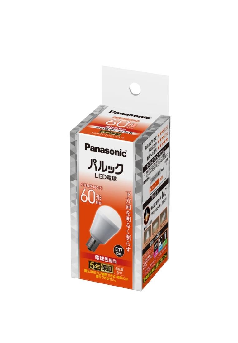 6〜10個セット まとめ買いパナソニック Panasonic LDA7LHE17S6 パルック LED電球 60形 電球色 1個