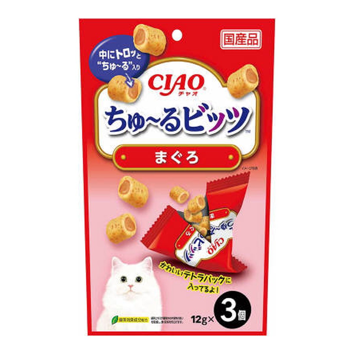 樂天商城 - 6〜10個セット まとめ買いいなば CIAO ちゅーる ビッツ まぐろ 12g×3個
