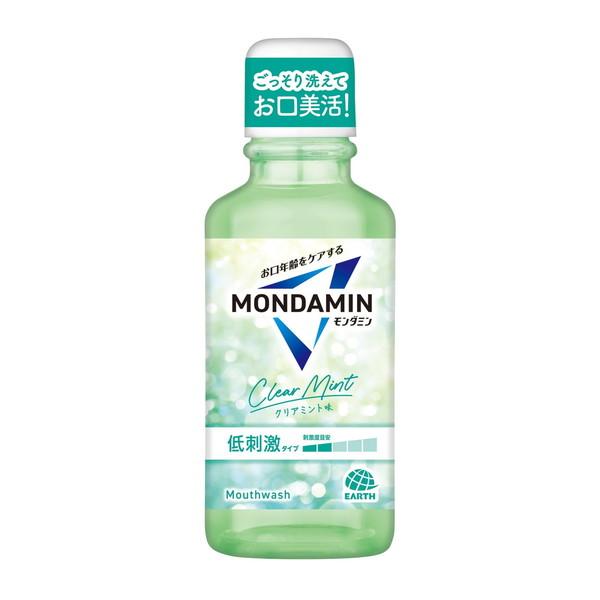 4個セット アース製薬 モンダミン クリアミント 100ml マウスウォッシュ