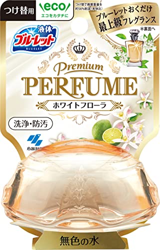 きらめくクリスタルボトルと香水調フレグランスでトイレ空間を華やかに 濃厚なエッセンシャルオイルで甘く華やかな香り 洗浄・防汚成分で便器表面をコートし汚れ付着を防止 流れる水は無色 標準的な使用で約1ヶ月間（3?5週間）持続 原産国：日本 区分：日用品 発売元/製造元等：小林製薬 株式会社 広告文責：有限会社MAY 電話番号：079-569-1286