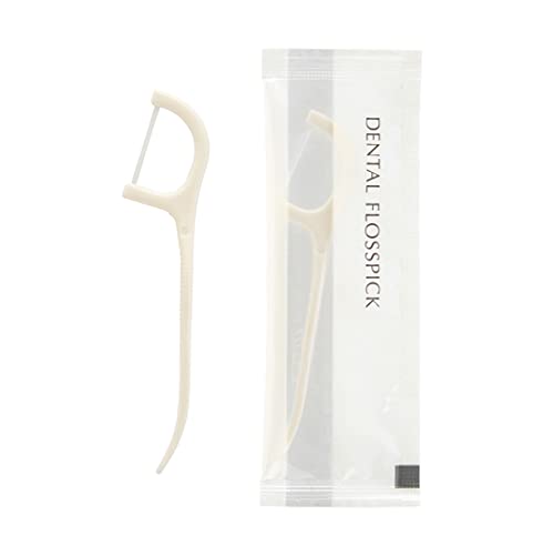 オキナ デンタル フロス ピック 歯間ブラシ （ 糸ようじ ＆ つまようじ 2WAY ） 個包装 300本入 携帯 楊枝 食品衛生法試験合格 （